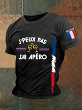 T-shirt à manches courtes J'pas J'ai Apéro pour homme